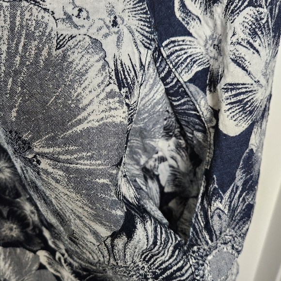 Floral Jaquard Mini Shirt Dress - Picture 8 of 14